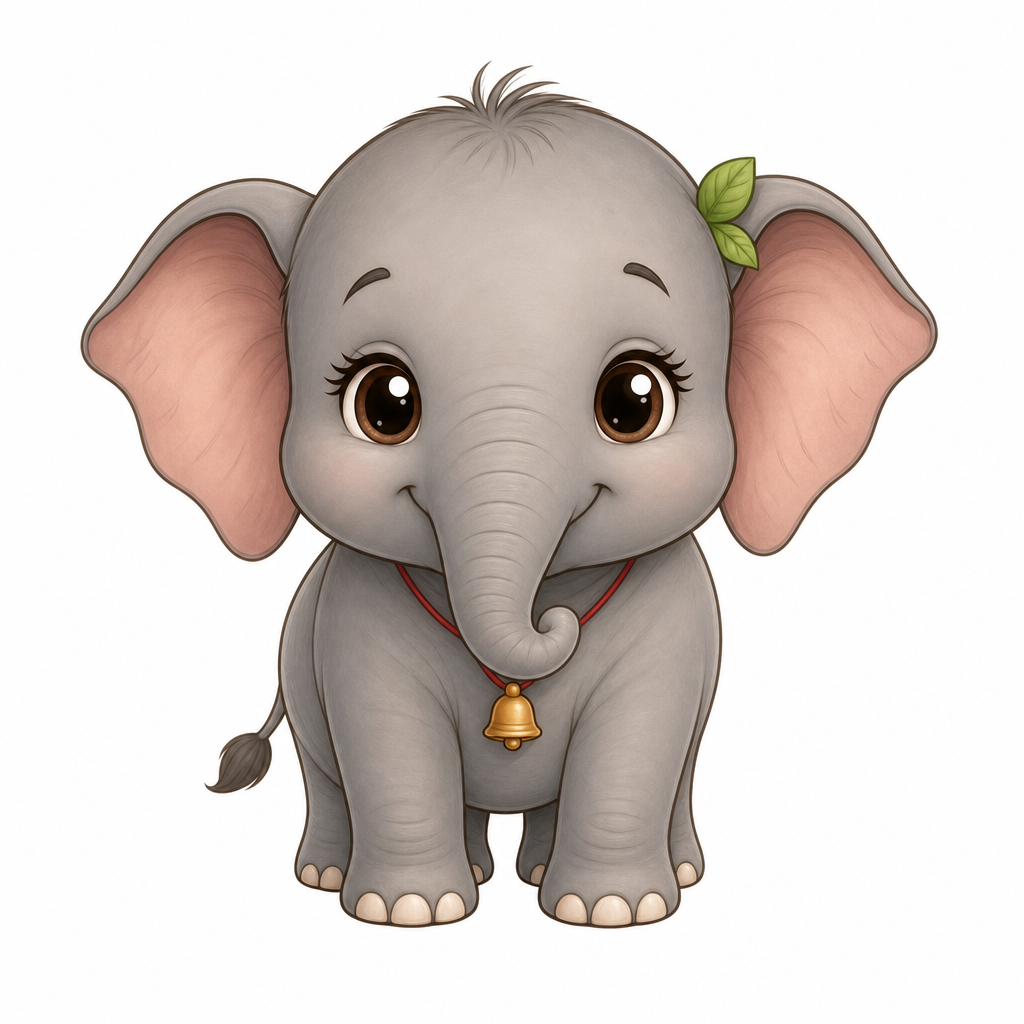 Bhashu the elephant mascot, welcoming you